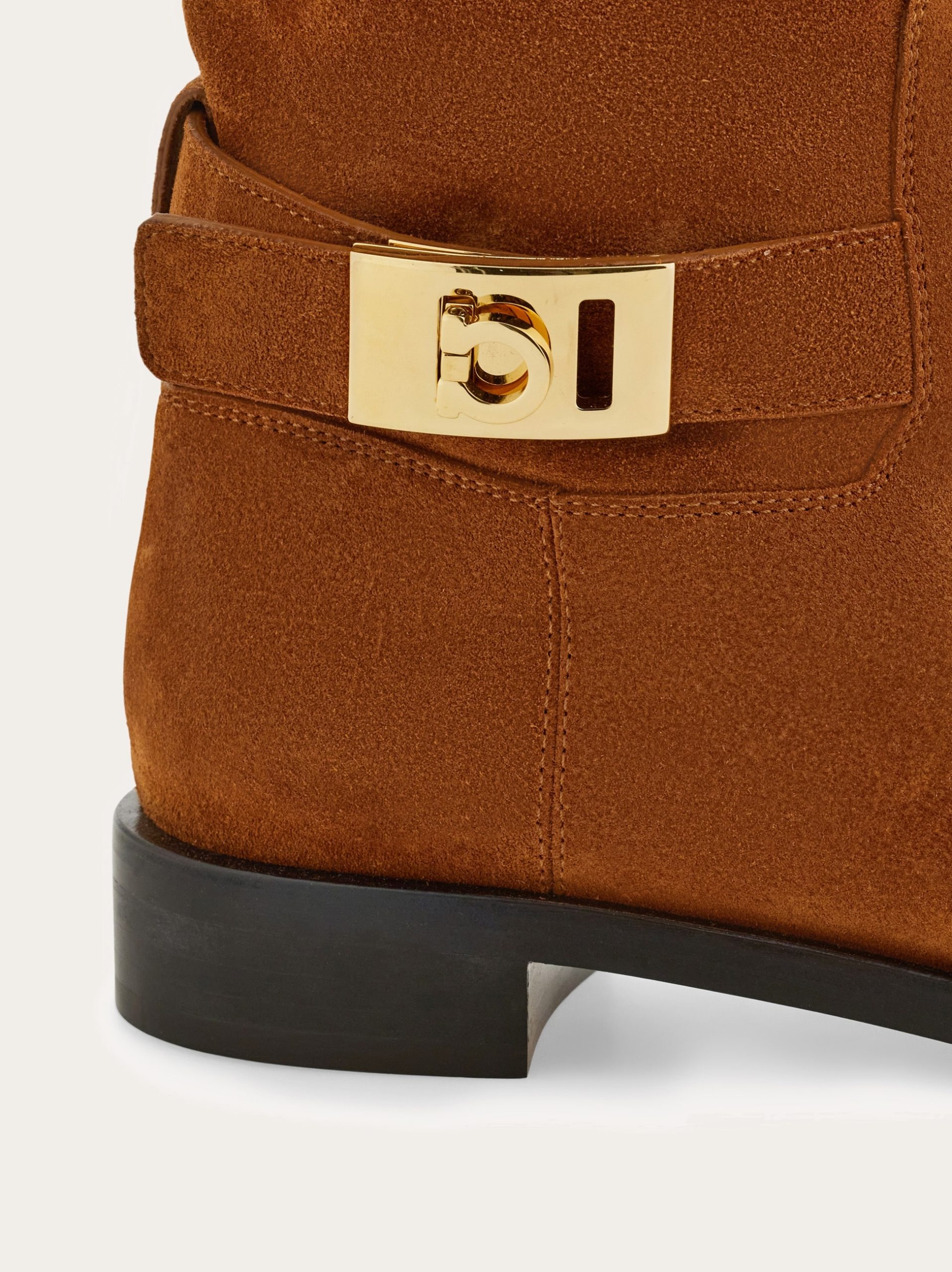 Ferragamo Knee high boot with Hug buckle detail - Image 2